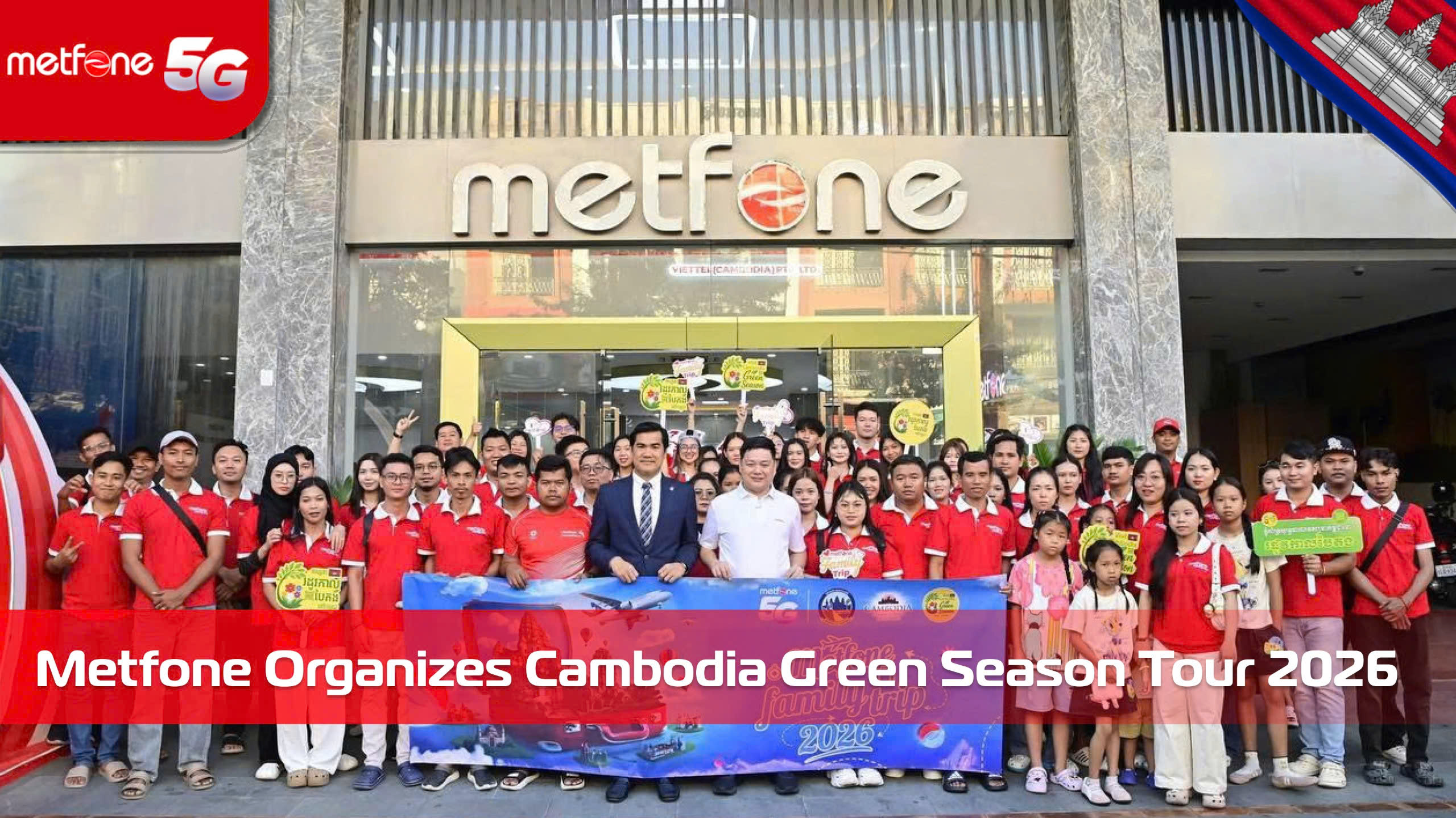 Metfone Green Season Tour Supports Cambodia Tourism
